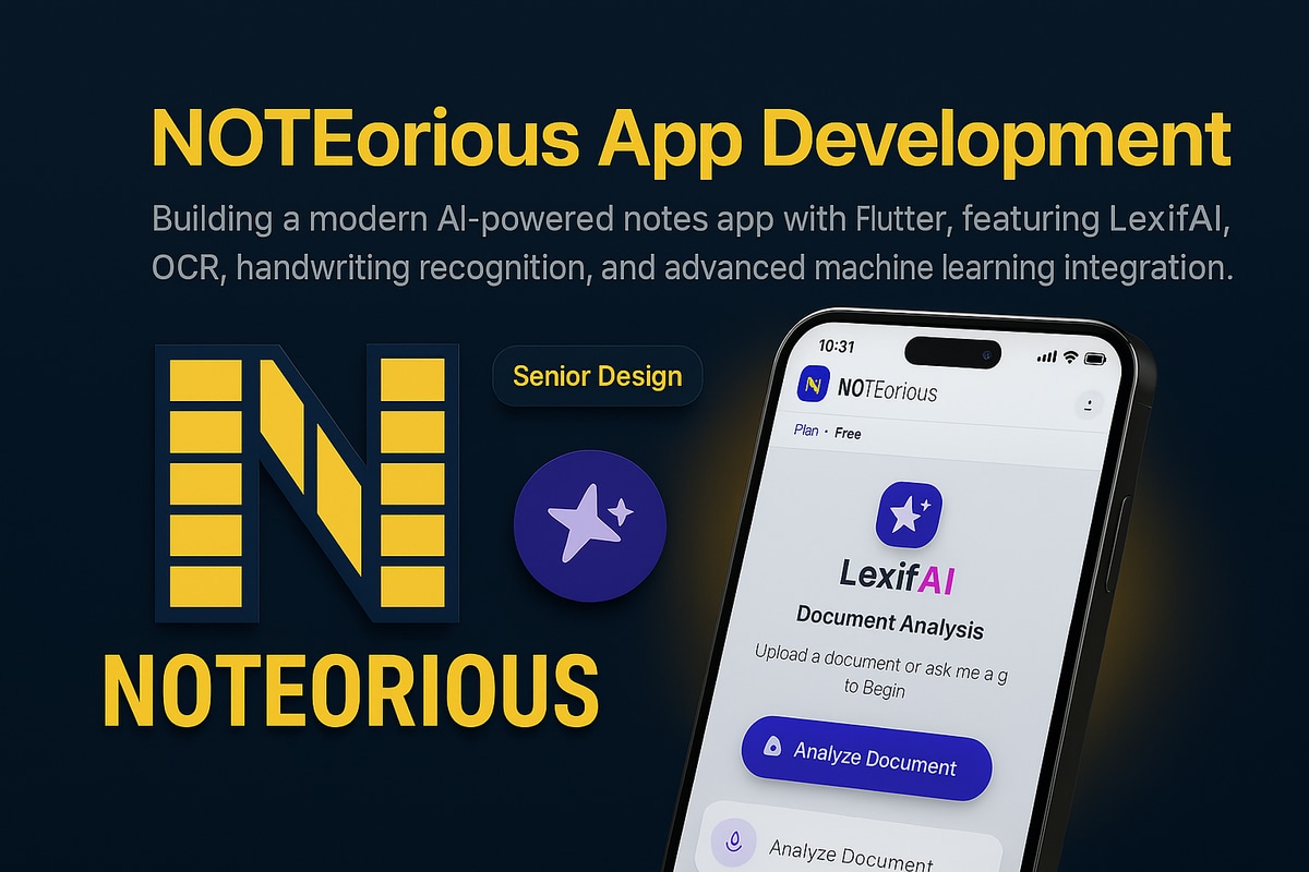 NOTEorious App: Advanced Note-Taking with AI & OCR Technology