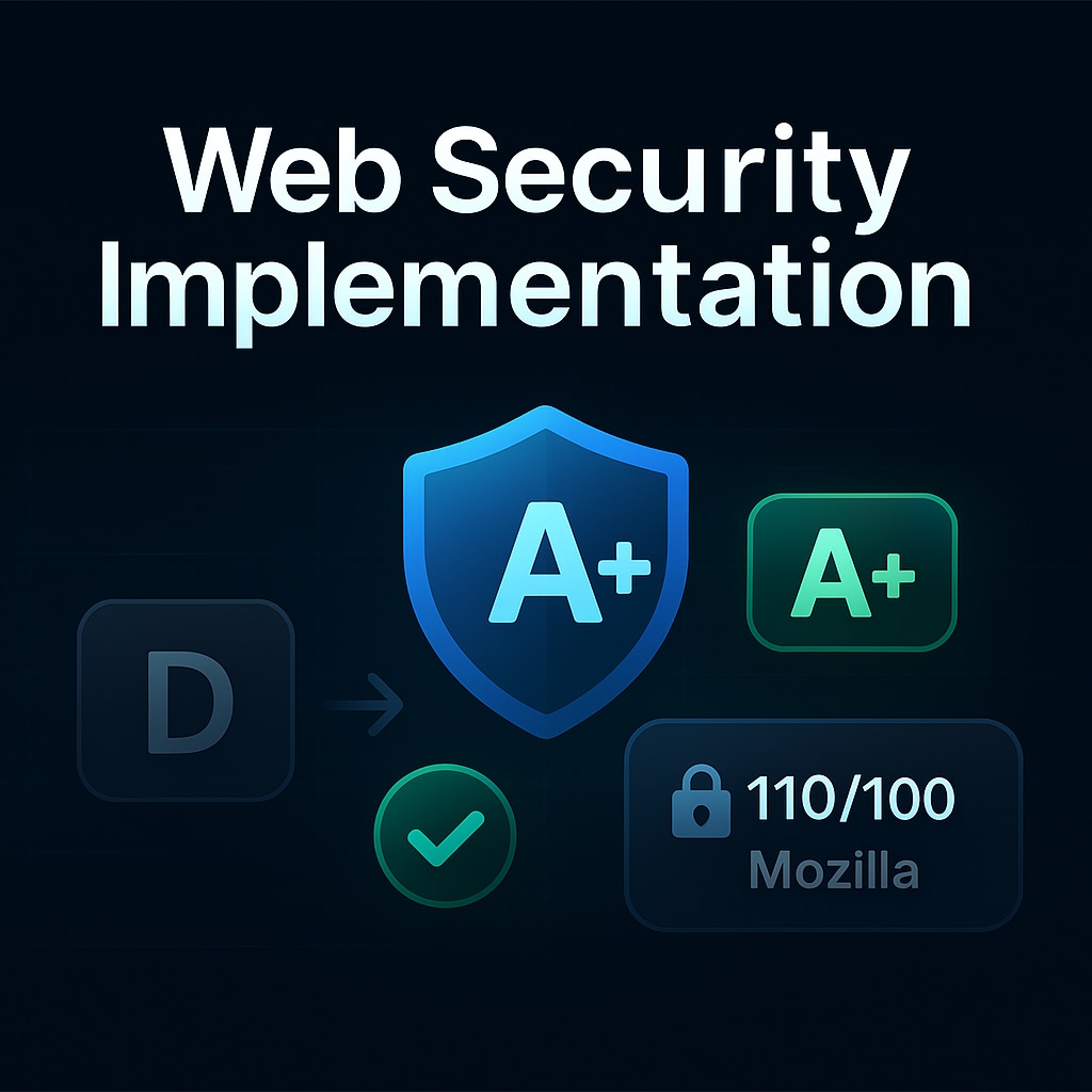 Advanced Web Security Implementation: A Complete Developer Guide